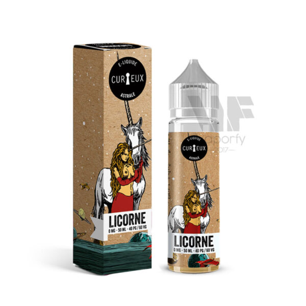 Licorne 50ml 0mg - CURIEUX