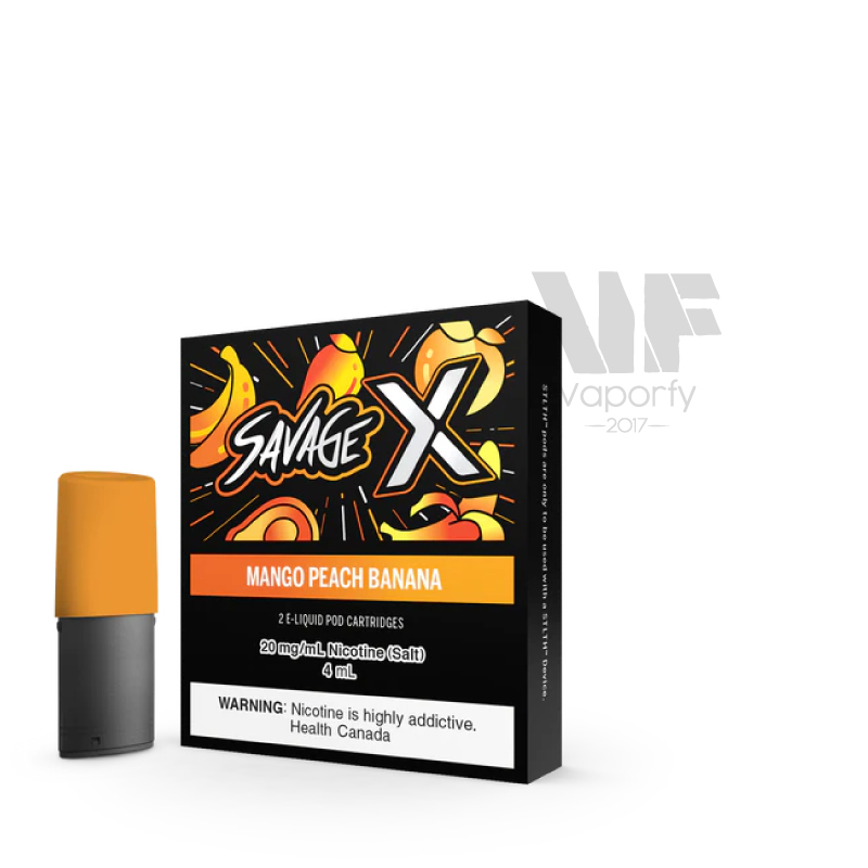 STLTH Savage X Pod Pack - Mango Peach Banana