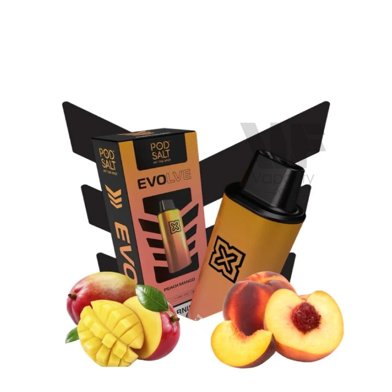 Pod Salt Evolve Pods - Peach Mango